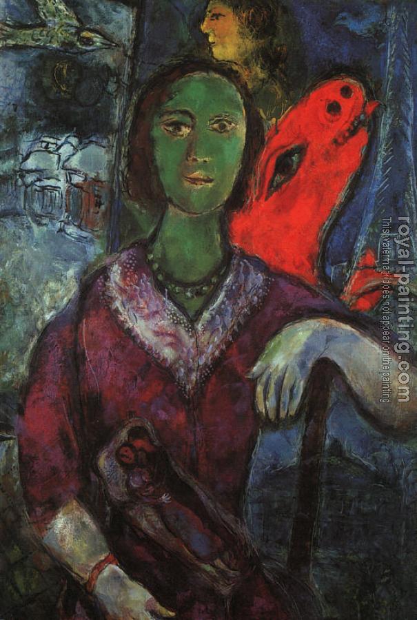Marc Chagall : Portrait of Vava